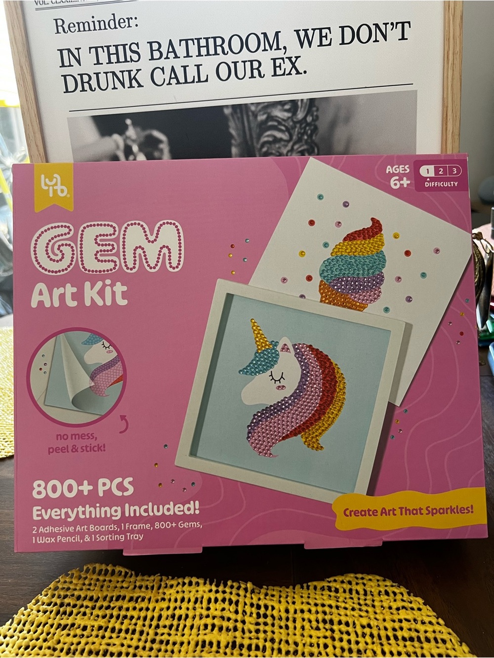 GEM Art Kit — Pink Gem Art Kit for Kids